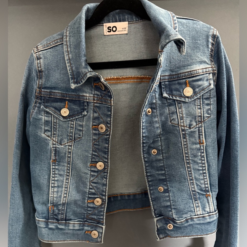 Classic Kohl’s SO Kids Blue Denim Jacket